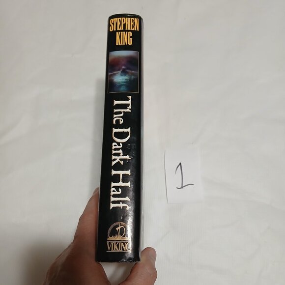 Stephen King The Dark Half Viking 3rd Printing 1989 Hardcover Dust Jacket Horror - Picture 3 of 6